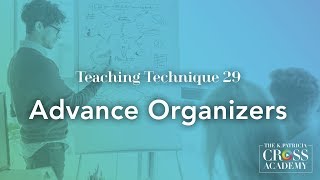 Teaching Technique 29 Advance Organizers [upl. by Yellas]