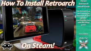 RetroArch on Steam Beginner Guide Setup  tips [upl. by Airebma709]