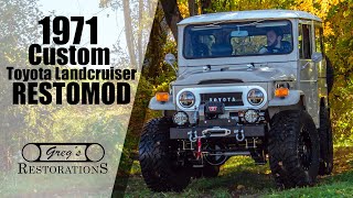 1971 Custom Toyota Landcruiser FJ40 Restoration [upl. by Rinna193]