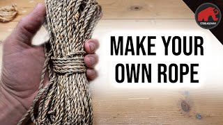 How to Make Your Own Rope  Cordage [upl. by Beulah]