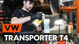 Wie VW TRANSPORTER 4 T4 Getriebeöl wechseln TUTORIAL AUTODOC [upl. by Lewis]