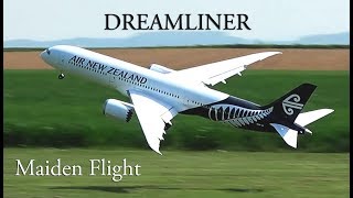 RC Boeing 7879 Dreamliner Maiden flight Air New Zealand [upl. by Noitsirhc]