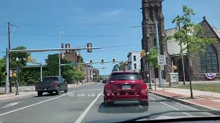 Williamsport Downtown Driving Tour Pennsylvania [upl. by Llenram614]