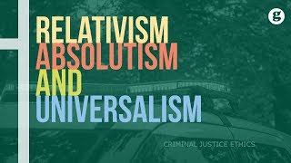 Relativism Absolutism and Universalism [upl. by Jennings]