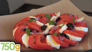 Recette de Tomates mozzarella  750g [upl. by Myrlene137]