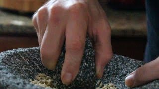 Molcajete How to Clean or Season Mortar and pestles [upl. by Artina]