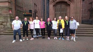 150ft abseil down Liverpool Anglican Cathedral for The Brain Charity [upl. by Aloysius]