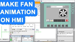 🔵How We Can Make Fan Animation on HMI in Siemens TIA Portal Fan Animation on HMI HMI Developing [upl. by Eiramanin102]