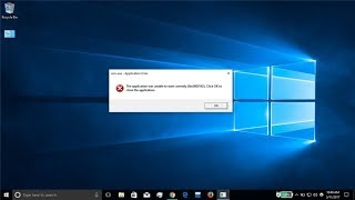 SOLVED The Application Was Unable To Start Correctly 0xc0000142 In Windows 1087 [upl. by Sadella]