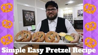 soft pretzel recipe [upl. by Llecram496]