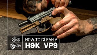 HK VP9 Handgun  How to Clean and Disassemble [upl. by Harshman]