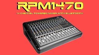 DEMO Rockville RPM1470 14Channel Powered Mixer w Bluetooth [upl. by Violetta]