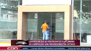 Certifican que 82 postulantes a la Cámara de Cuentas no son proveedores del Estado [upl. by Eentirb]