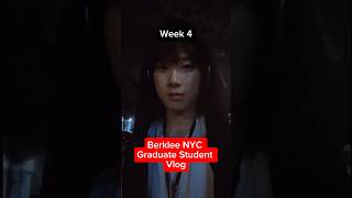 Berklee NYC Graduate Student Vlog week 4 [upl. by Sayre]