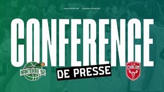 J06  Nanterre 92 vs Elan Chalon  Conférence de Presse [upl. by Cramer689]