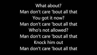 JME  Man Dont Care ft Giggs Lyrics [upl. by Larred]