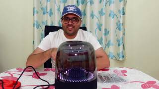 Harman Kardon Aura Studio 3 Bluetooth Speaker unboxing and Review The compact home theater [upl. by Ostraw]