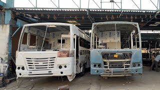 APSRTC Super Luxury Bus Building [upl. by Ahseyt]