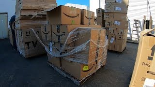 I bought a pallet of Amazon Overstock for 10  Unboxing [upl. by Bamby]