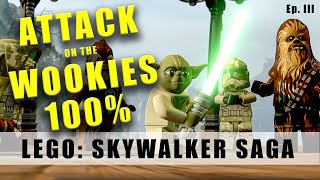 LEGO Star Wars The Skywalker Saga Droid Attack on the Wookies walkthrough  All Minikits Challenges [upl. by Muns882]