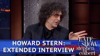 Howard Sterns Extended Late Show Interview [upl. by Hajidahk222]