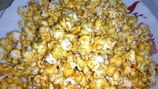 Caramel Popcorn Recipe in Hindi  Easy to make Caramel Popcorn  Flavoured Popcorn [upl. by Aeneas]