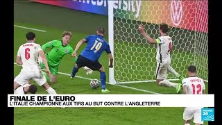 Euro2021  lItalie sacrée aux tirs au but face à lAngleterre • FRANCE 24 [upl. by Rellek421]