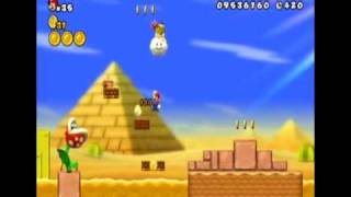 New Super Mario Bros Wii  World 25 All Star Coins [upl. by Oilime334]