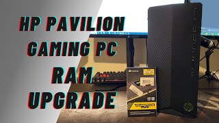 HP Pavilion Gaming PC Gets Ram Upgrade TG010023W [upl. by Goldsworthy822]