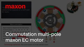 Commutation multipole maxon ECmotor [upl. by Richela]