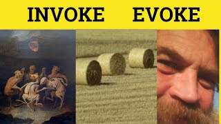 🔵 Invoke or Evoke  Invoke Meaning  Evoke Examples  Invoke Defined [upl. by Amand631]