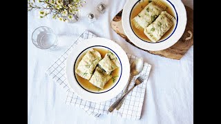 Swabian maultaschen [upl. by Kendricks]