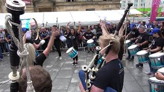 Piping Live 2018  Wednesday  Dowco Triumph Street Pipe Band Medley at the Piping Centre [upl. by Swartz701]