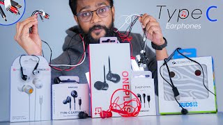 I Tested  5 Type C Earphones in 2023  Must Watch [upl. by Weihs619]