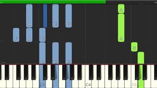 Ronnie Gilbert  Glad Tidings Shalom Chaverim  Easy Piano with Chords [upl. by Haye]