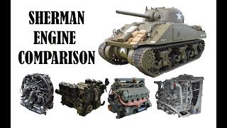 Sherman engine comparison [upl. by Lindsey742]