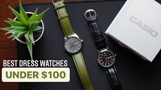 Best Dress Watches Under 100  Casio Edition [upl. by Ailb]