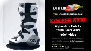 Alpinestars Tech 6S White Silver Boots [upl. by Calloway]