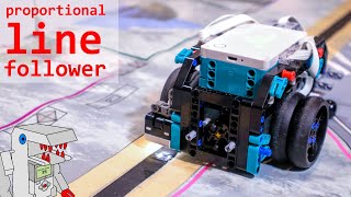 Proportional Line Follower for LEGO 51515  Fast and Reliable [upl. by Einnel200]