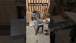 Drum Sanding Time shorts woodworking [upl. by Ellebasi]