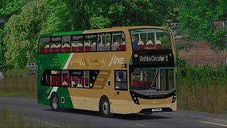 XLines Luxury  Scunthorpe 2020 Update  Route 1  E400 MMC  OMSI 2 Downloads [upl. by Florencia597]