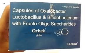 Ochek Capsule  Oxalobacter Lactobacillus amp Bifidobacterium with Fructo Oligo Saccharides Capsules [upl. by Aisac]