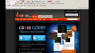 How to download and use Curse Client WoW addons [upl. by Aggy670]