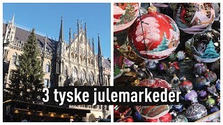 3 tyske julemarkeder [upl. by Alvita]