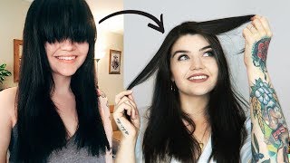 How to Grow Out a Fringeand not lose your mind ✨ MY TIPS [upl. by Thier]