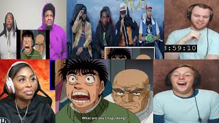 HAJIME NO IPPO EPISODE 55 REACTION MASHUP [upl. by Edy]