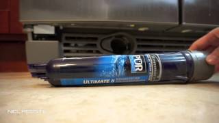 How To Replace a Kenmore Elite Refrigerator Water Filter InGrille 9030 [upl. by Adaynek170]