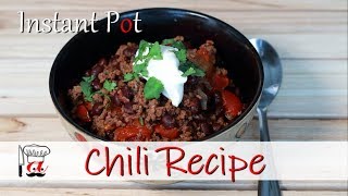 Ground Beef Chili Recipe  Instant Pot Recipes [upl. by Inafit]