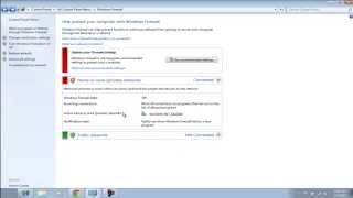 How to Turn off Windows Firewall in Windows 7 [upl. by Fosque]