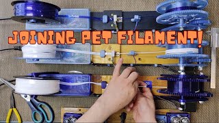 Reliable and cleaner method for PET filament splicing 3dprinting 3dprint artillerysidewinderx2 [upl. by Fiore]